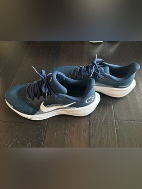 Nike: Penn State Navy and White Athletic Running Shoes